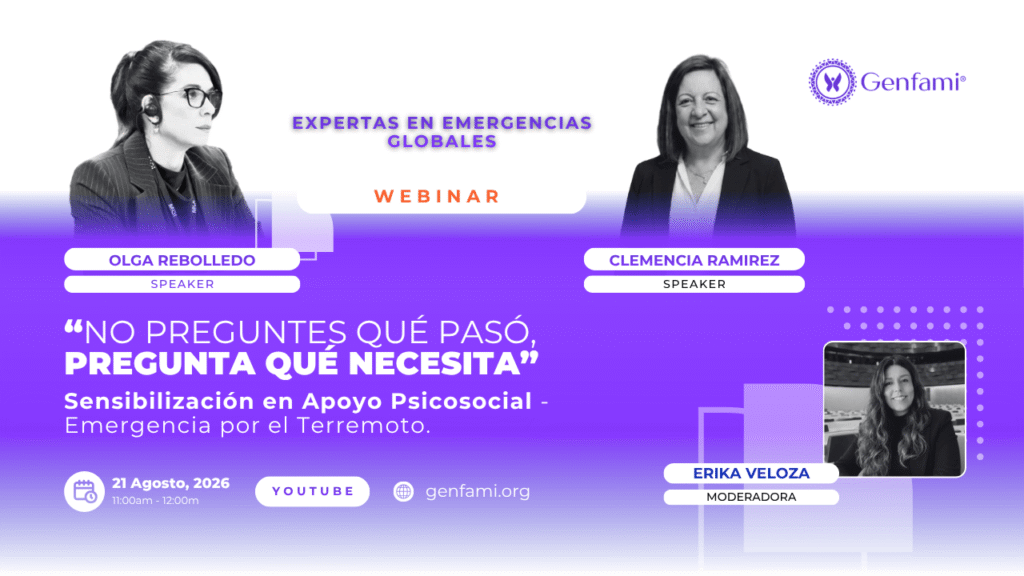 Genfami - Sensibilización en Apoyo Psicosocial - Emergencia por el Terremoto.